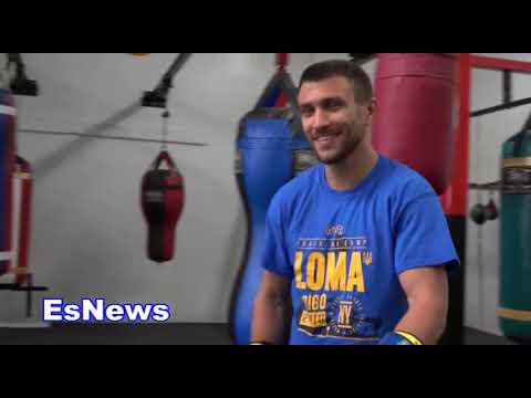 (0 to 100) Vasyl Lomachenko Landing Bone Crushing Punches On Heavy Bag