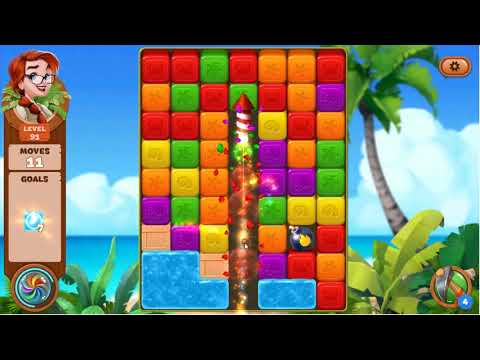 Lost Island Blast Adventure Level 91 - No Boosters
