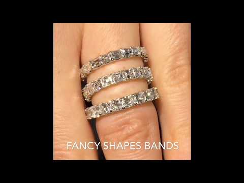 Fancy Cut Diamond Wedding Rings