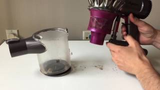 How to find the serial number on the Dyson V6, DC59 and DC44 vacuums