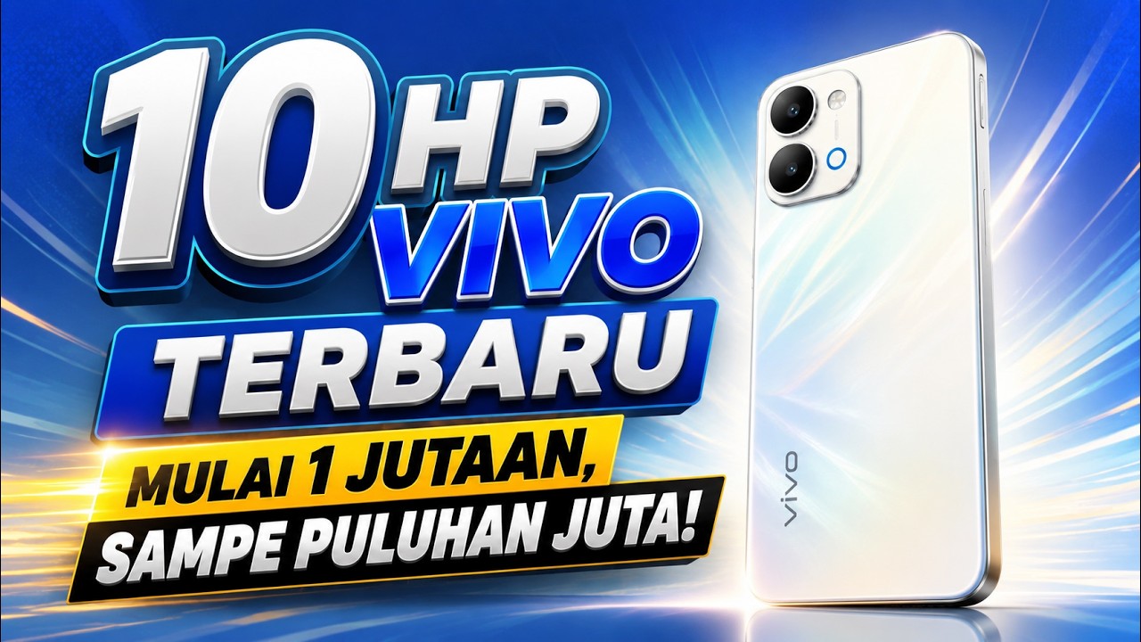 Jangan Asal Beli‼️ Ini Rekomendasi 10 HP vivo Terbaru di 2026 Buat Kalian‼️