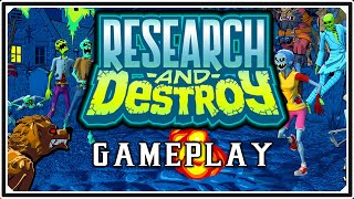 Research and Destroy Gameplay! Upcoming Turn-Based Action Game