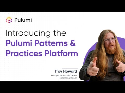 Introducing the Pulumi Patterns & Practices Platform