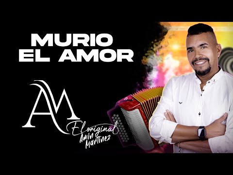 Murió El Amor  - Amin Martínez  -Video Letra  - KARAOKE