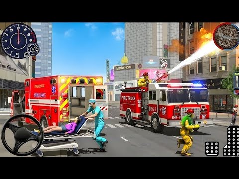 911 Emergency Rescue Simulator 🚨 Fire Truck City Hero Mission | Android Gameplay 2026