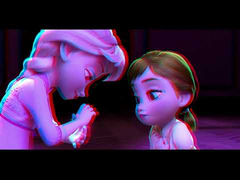 3D Anaglyph Frozen  4K 24FPS  SUPER SCALE 80% MORE BACKGROUND DEPTH P1