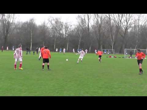 Opjestropdas 25 jan 2014 Geinoord 8 - VV De Meern 9 com 2-4 Doelpunt Geinoord, buitenspel?
