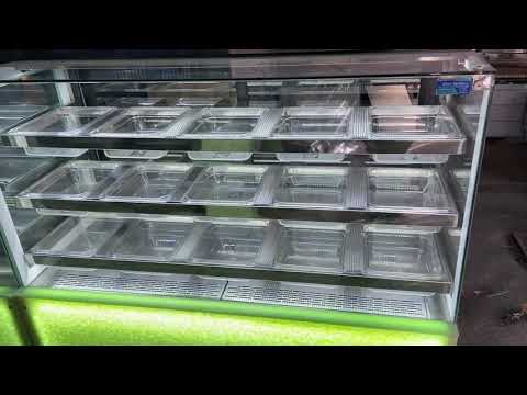 Rectangular Stainless Steel,Glass SS Bakery Display Counter, Warranty: 1 Year