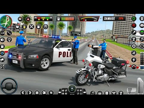 Real Police Car Driving Games - City Police Officer Simulator - Open World - Android Gameplay
