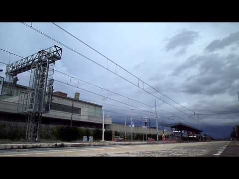 ETR 463.28 sul FB 9873 Roma Termini - Reggio Calabria Centrale, in transito a Pomezia