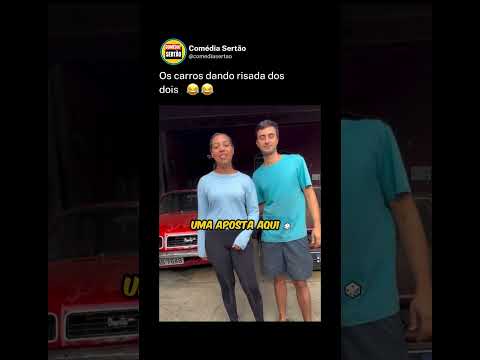 Os carros dando risada dos dois 😂😂