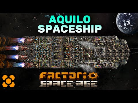 Aquilo Spaceship Design - Fast, Reliable and Gorgeous! - Factorio Guide / Tutorial