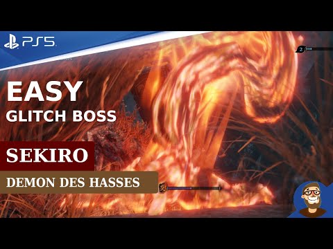 EASY CHEESE Kill Demon of Hate Defeat Secret Boss - Glitch off cliff Sekiro Shadows Die Twice
