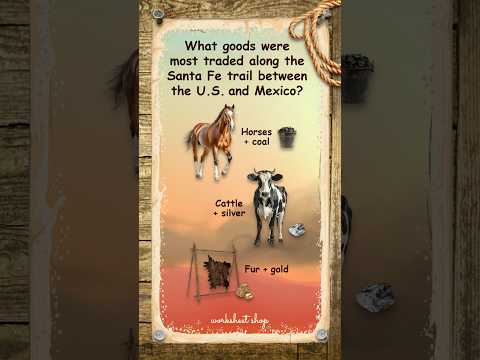 What Did People Trade on the Santa Fe Trail? 🌵 Wild West Trivia Quiz