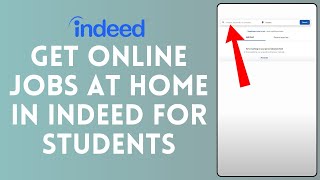 How to Get Online Jobs at Home in Indeed For Students (2024) | Indeed Tutorial