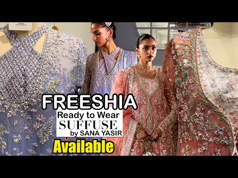 Suffuse Freeshia Festive Collection by Sana Yasir 2025|| with prices and details|| today 04-Oct-2025