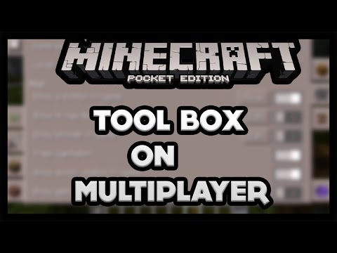BugsThePirate - How to Use ToolBox Mod on Multiplayer Minecraft pe | too many item mod  MCPE ( Pocket edition)