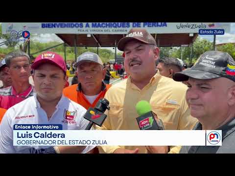 Gobernador Luis Caldera entrega 50 kilómetros rehabilitados de la vía Machiques-Colón