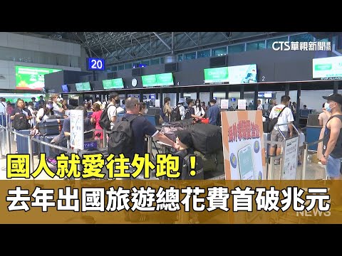 國人就愛往外跑！　去年出國旅遊總花費首破兆元