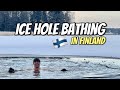 Embrace the Cold: Ice Hole Bathing in Beautiful Finland