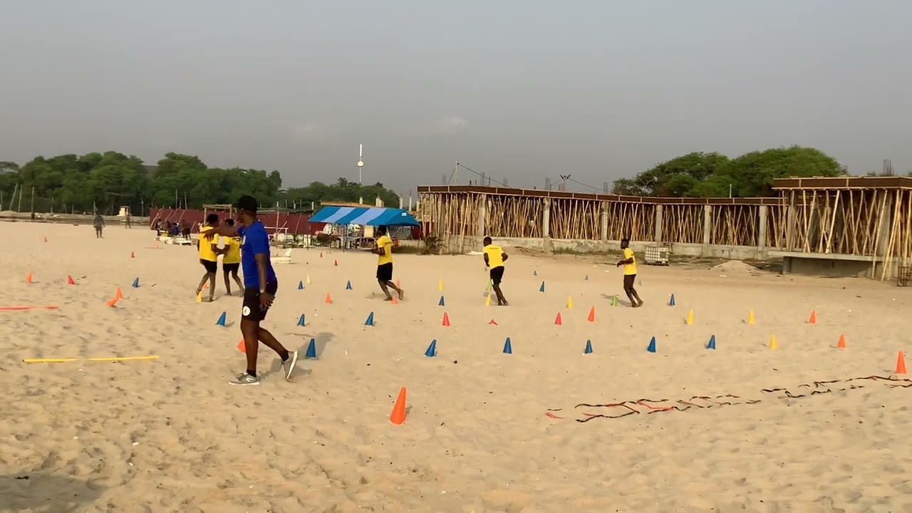 DAY1 BEACH WORKOUT #trainlikeaprogh #wearetrainlikeaprogh #staminafitness #beachworkouts #afcon2023