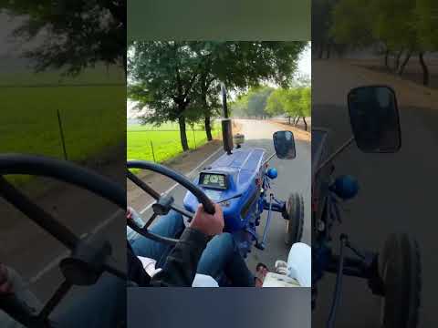 New Holland Tractor Stunt 😱🚀 #automobile #viralshort #farming #newholland #youtubeshorts
