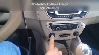 Renault Fluence Yedek Anahtar Antalya | Ant Anahtar