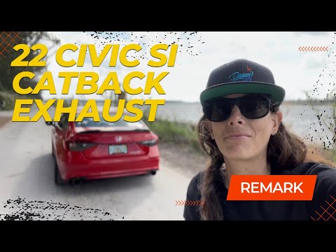 The Remark Link Loop Catback Exhaust on the 22 Civic Si sounds great!