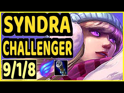 RUBY (SYNDRA) - 9/1/8 KDA CHALLENGER GAMEPLAY - KR
