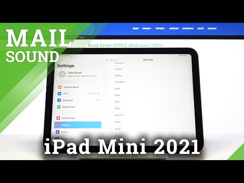 New Mail Tones on iPad Mini (2021) - All Avaliable Mail Sounds for iOS iPad