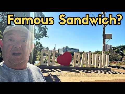 Brazil's Famous Sandwich City! What's Bauru Like? 4K