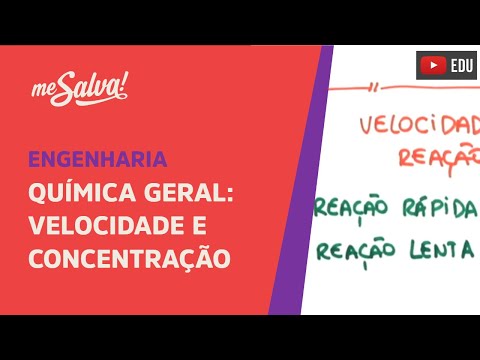 Me Salva! CQU01 - Velocidade e Concentração - Química Geral