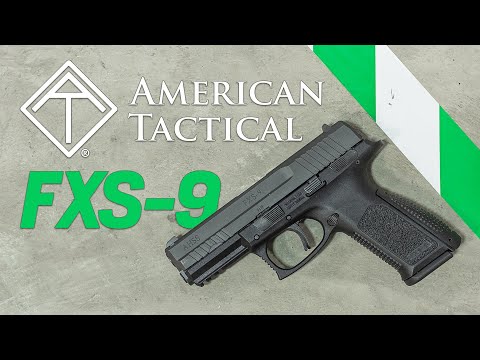 American Tactical Inc. FXS-9 - 9mm Striker Fired Pistol, REVIEW + RANGE TIME