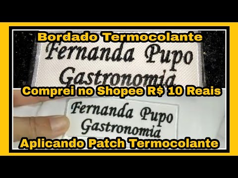 COMO APLICAR PATCH TERMOCOLANTE NO UNIFORME OU DOLMA