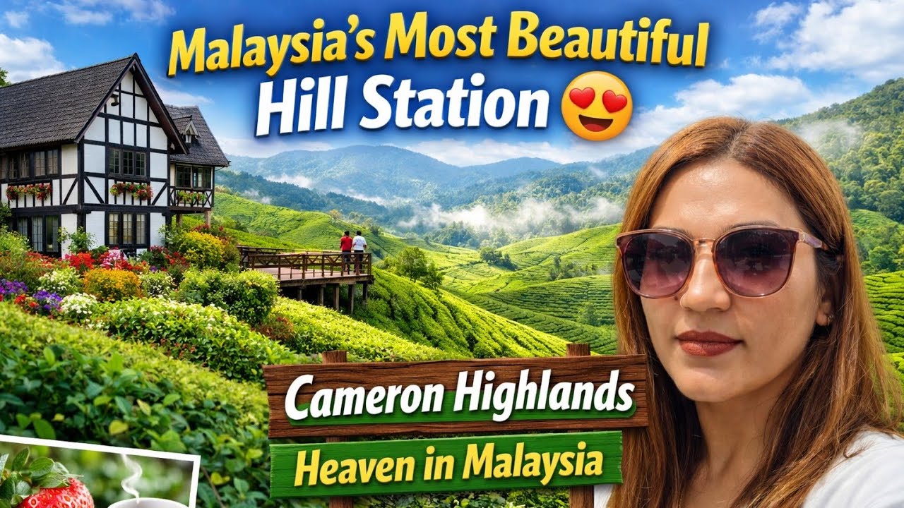 Cameron Highlands Malaysia 🇲🇾 | Tea Gardens, Strawberry Farm & Hidden Places | Full Travel Vlog