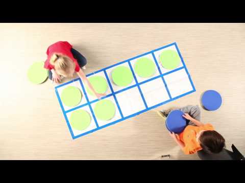 Slide 6 - Ten-Frame Floor Mat Set (video)