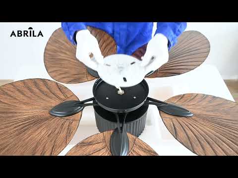 Vídeo de Ventilador de Techo DC Blanco Colla Fabrilamp / Abrila