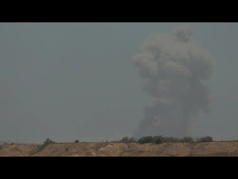Smoke rises over central Gaza | AFP