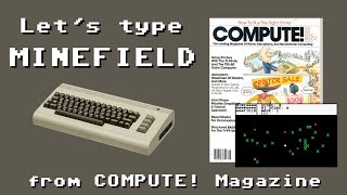 Let's Type Minefield from COMPUTE! Magazine - Commodore 64 - Issue 37, June 1983