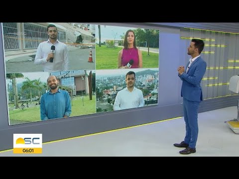 [HD] Escalada “Bom Dia Santa Catarina” com Douglas Márcio (13/01/23) Nsc TV