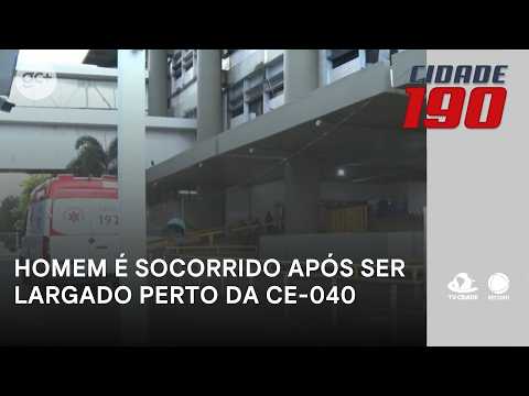 Homem é socorrido após ser largado às margens da CE-040, em Pindoretama | Cidade 190