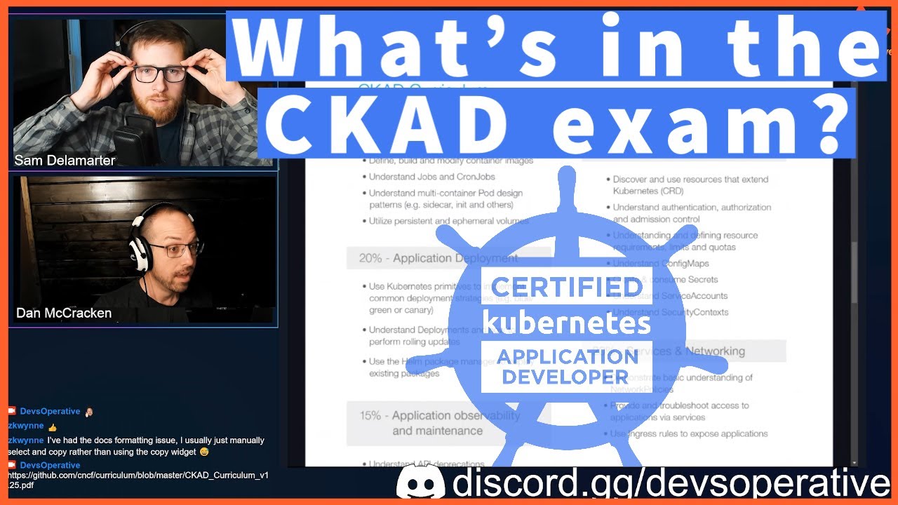 YouTube thumbnail for What to expect from the CKAD exam video