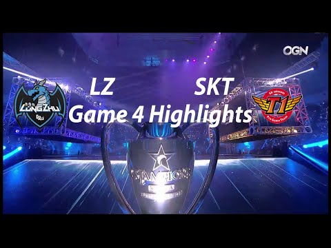 OMFG REKT | LZ vs  SKT Finals Game 4 Highlights LCK Summer Split 2017