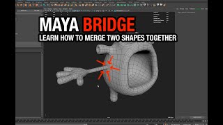 Maya Tutorial: Learn How to Bridge (Connect) Two Shapes Together