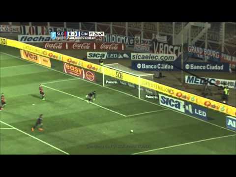 Torrico se lo sacó a Mazzola. San Lorenzo 0 - Gimnasia 0. Fecha 19. Primera División 2015. FPT.