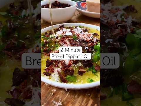 2-Minute Olive Oil Bread Dip! (Bread Dipping Oil!)