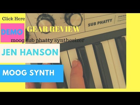 MOOG SUB PHATTY DEMO/REVIEW Amazing  Blazing  Synth - Song Dedication to Robert Moog: "Bob & Weave"