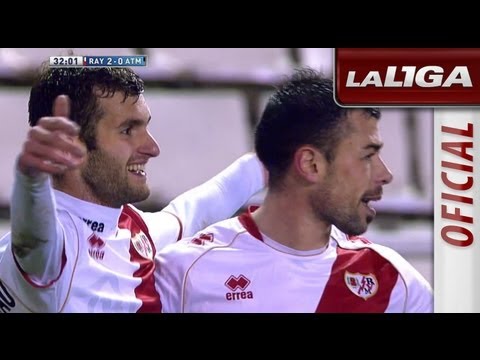 Gol de Leo Baptistao (2-0) en Rayo Vallecano - Atlético de Madrid - HD