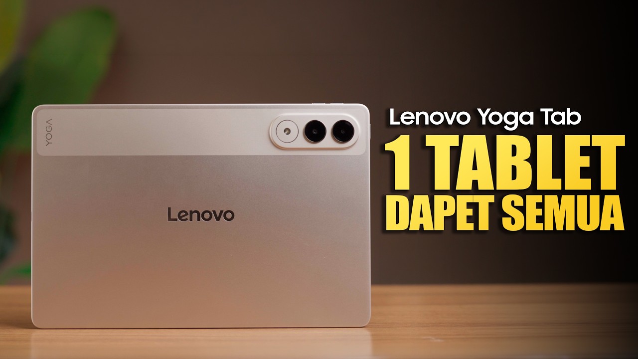 Tablet Lenovo yang Bisa Gantiin Laptop | Lenovo Yoga Tab Review Indonesia