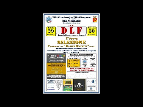 2ª prova selezione master (fasi finali)